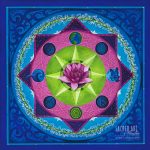 lotus art in center of a mandala