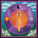 Butterfly woman in the center of a mandala