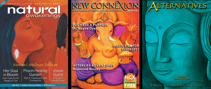 art on covers of magazines